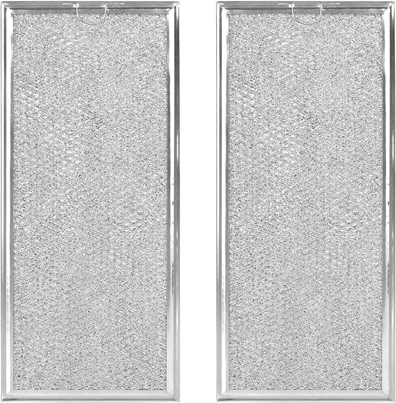 IROLEN Microwave Grease Filter Compatible with Whirlpool and GE Microwaves 2 Pack Approx 13" x 6" - Image 1